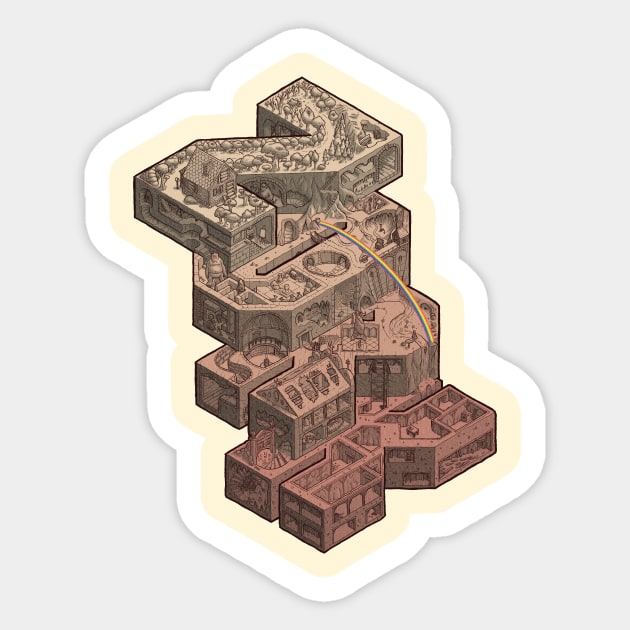 Zork Sticker by cart00nlion